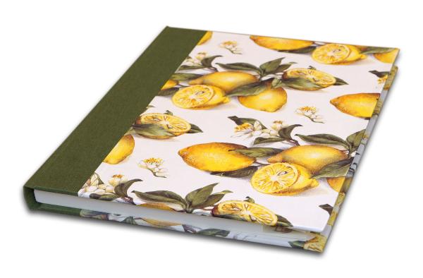 Schreibbuch A5 blanko mit anmutigem Blumenmotiv